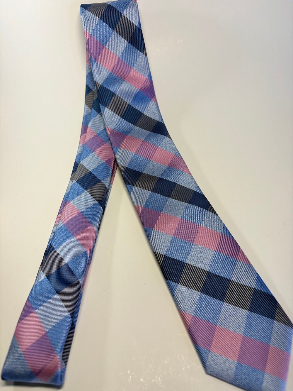 Bespoke Plaid and Checkered Necktie for Men